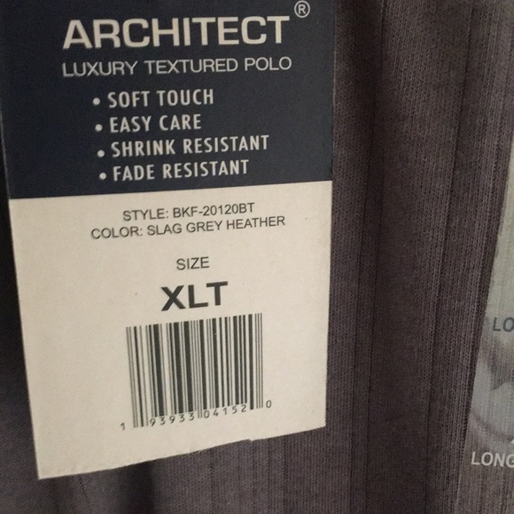 Architect texture polo xlt soft touch-shrink resistant -fade resistant - Picture 2 of 3